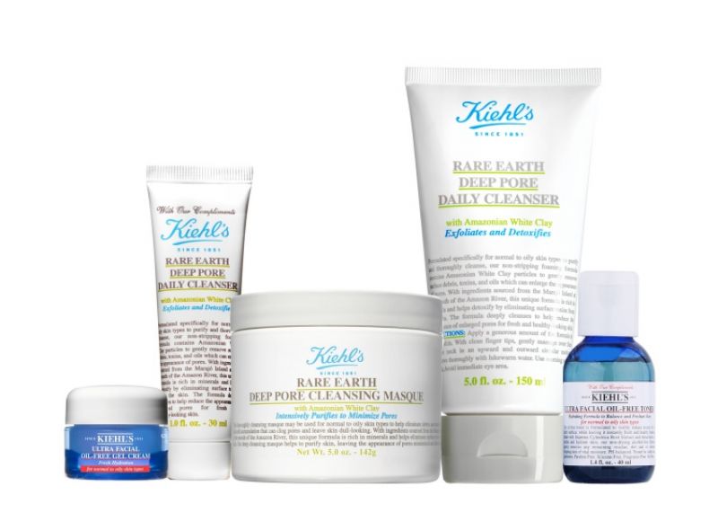 Kiehl's 毛孔隱形組【亞馬遜白泥淨緻毛孔潔面乳150ml+亞馬遜白泥淨緻毛孔面膜125ml+亞馬遜白泥淨緻毛孔洗面乳30ml+冰河保濕無油清爽化妝水40ml+冰河醣蛋白無油清爽凝凍7ml】,特價1935元