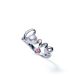 Love系列白金珍珠鑲粉紅剛玉戒環,Mikimoto