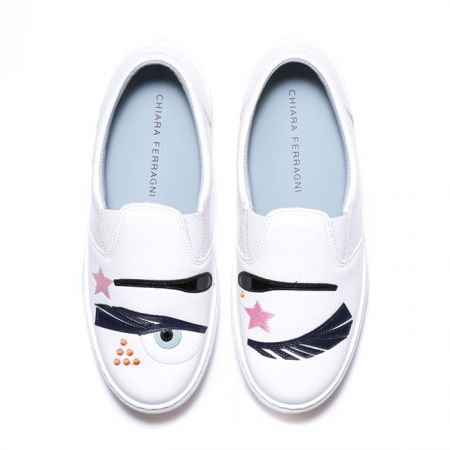 Flirting系列 Glam Rock白色厚底鞋$11,800.