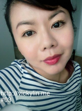 Vicky紐約普普花染唇釉試色#03