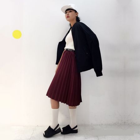 女裝輕便百摺裙_NT$590