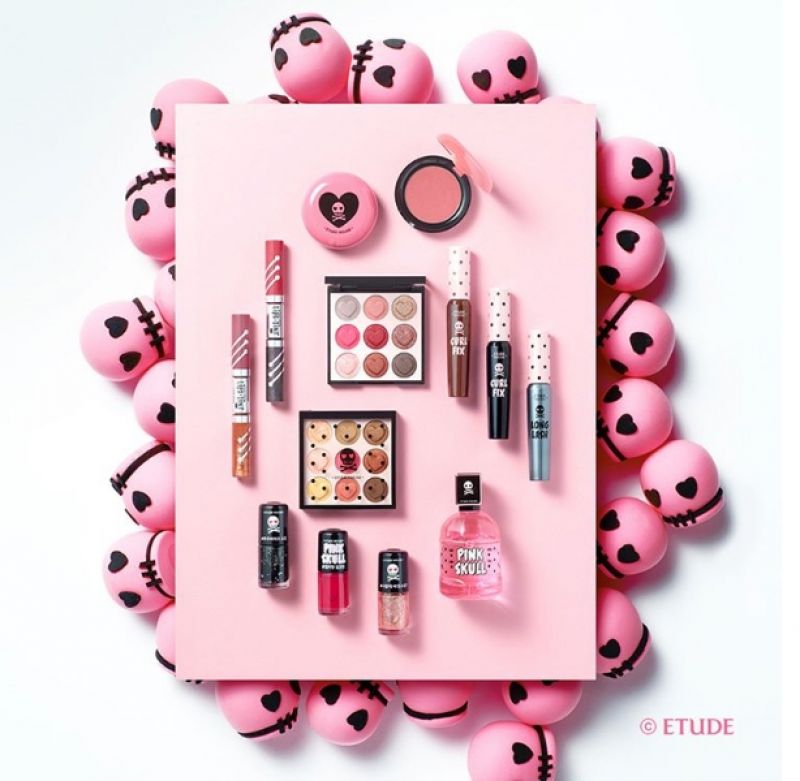 Etude House粉紅骷髏系列(Pink skull)。