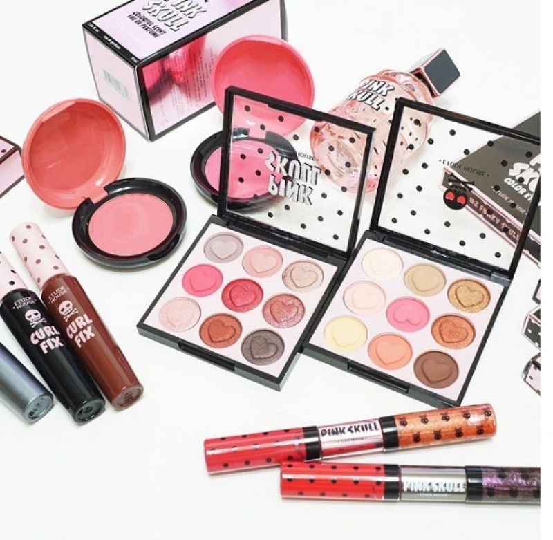 Etude House粉紅骷髏系列(Pink skull)。