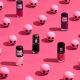 Etude House粉紅骷髏系列指甲油。