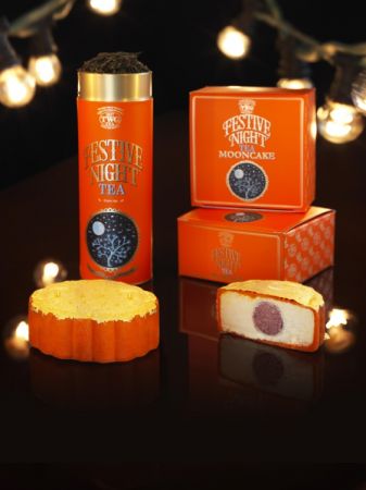 TWG Tea茗茶雪藏月餅,單入茗茶月餅禮盒,建議售價NTD 380元