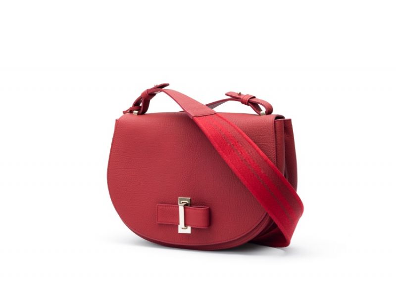 Simplissime系列 Le Mutin絳紅色小牛皮肩背包 NT$136,000