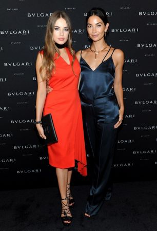 BVLGARI 全新形象廣告Larger Than Life發表會 Lily Aldridge與俄羅斯超模Xenia Tchoumitcheva