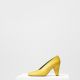 PETAL HEEL 鮮黃小山羊皮高跟鞋 $30,500
