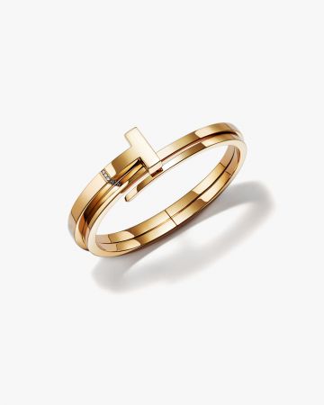 Tiffany T Wrap 18K金鑲鑽手環(維多利亞貝克漢配戴款)