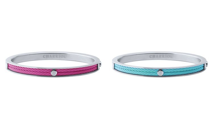 FORVER THIN Bangle迷人紫,建議售價NT10,400FORVER THIN Bangle藍綠,建議售價NT10,400