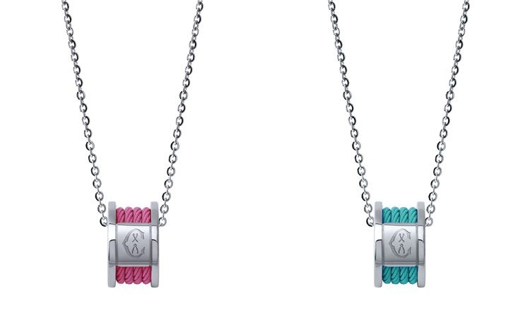 FORVER THIN Necklace迷人紫,建議售價NT7,900FORVER THIN Necklace 藍綠,建議售價NT7,900