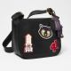 57034 Coach Saddle 黑色復古手袋 TWD 43,000