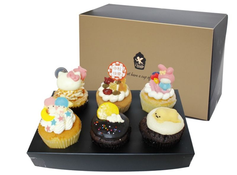 「三麗鷗大團圓杯子蛋糕6入禮盒」,特惠價$518