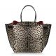 TOD'S 灰色豹紋 Wave Shopping Bag NT$100,300