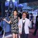 LULU &納豆LULU選擇LANVIN 2016春夏單肩禮服,塗鴉印花頗有年輕氣息