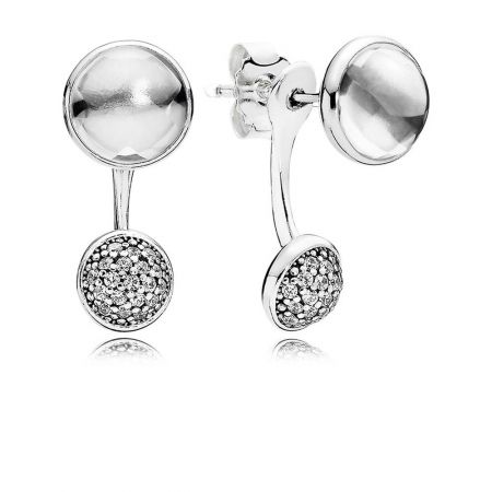 PANDORA 眩目詩意水滴鋯石925銀耳環 NT$3,580