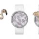 Cartier Les Indomptables de Cartier 火鶴裝飾胸針錶,能變化出三件單品—常備錶款、火鶴裝飾珠寶錶以及獨立的火鶴胸針