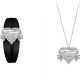 Harry Winston Rosebud Heart 珠寶時計也有兩種轉換方式