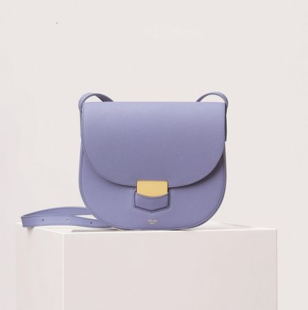 Trotteur陶瓷藍小牛皮肩背包 $68,000