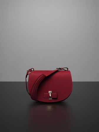 Simplissime系列 Le Mutin絳紅小牛皮肩背包 NT$136,000