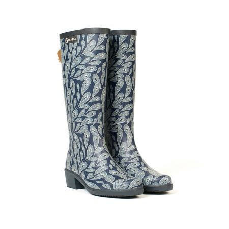 AIGLE 女 印花休閒長靴-1 $6800