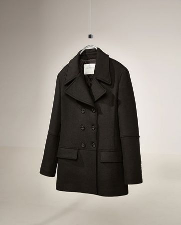 雙排扣厚外套NT7490