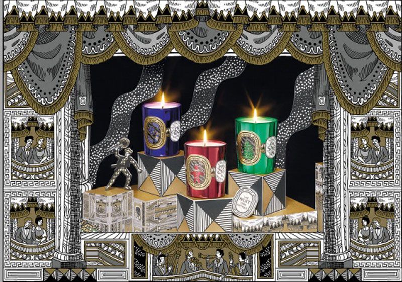 Diptyque專為聖誕節打造了三款全新限量香氛蠟燭