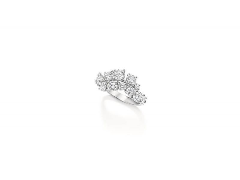 Sparkling Cluster 絢漪錦簇系列鑽石戒指,Harry Winston