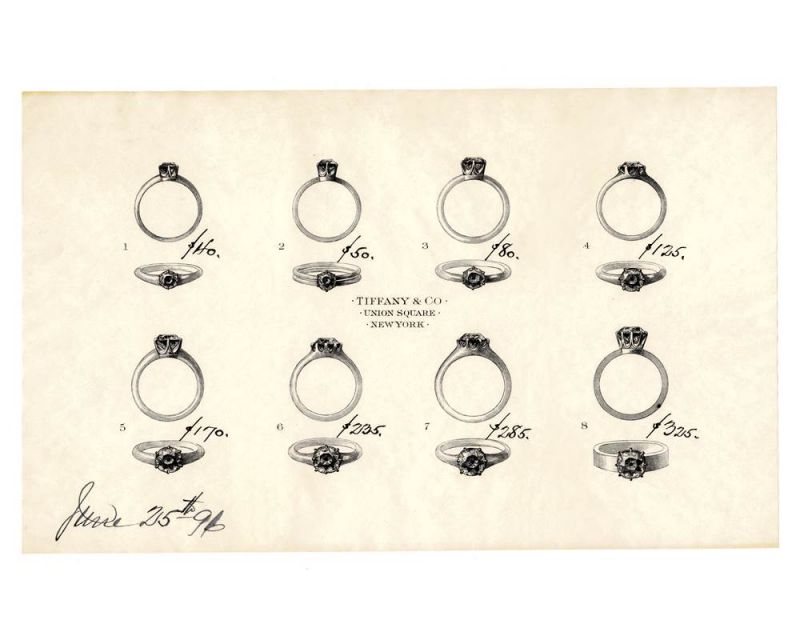 The Tiffany Setting Sketch