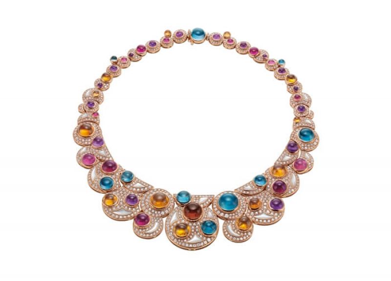 Bulgari 頂級珠寶彩寶項鍊