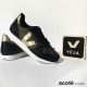 acoté x Véja材質細節:鞋面金色網布70%回收棉布、30%回收塑膠瓶暗銅色皮質拼接設計、暗銅色皮質側邊V logo亞馬遜橡膠鞋底巴西阿雷格里港製作Véja使用的合成布料: 防水、透氣