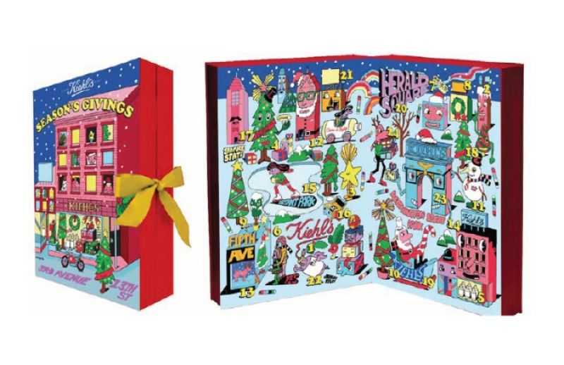 Kiehl's X Jeremyville 聖誕倒數月曆