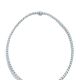 Tiffany 2016 Masterpieces 高級珠寶系列 鉑金鑲嵌Legacy切割鑽石與圓形明亮式切割鑽石緞帶造型項鍊