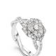 Piaget Rose 指環18K白金71顆圓形美鑽(約0.50克拉)G34UR852台幣參考售價236,000元