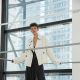 DKNY_LOOK 14_黑色細肩帶條紋洋裝_$22,690_P4670376LA