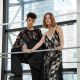 DKNY_LOOK 21_黑色印花透視感上衣_$22,590_P4620232EA 黑色細肩帶印花洋裝_$27,290_P4670372EA