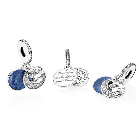 PANDORA 懷舊夜空鋯石925銀吊飾 NT$2,680