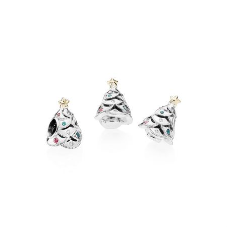PANDORA 經典聖誕鋯石925銀串飾NT$3,180