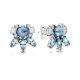 PANDORA 凝霜掠影藍水晶925銀耳環NT$3,580