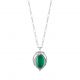 GEORG JENSEN 台灣獨家限量新品 2017年度紀念綠玉髓純銀項鍊,NT$9,200