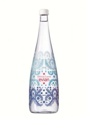 2017evian x Christian Lacroix藍色限量瓶