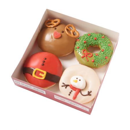 11/24-12/26 ▶ 4入限量Kristmas禮物 (4款聖誕甜甜圈各一) 耶誕價 $195