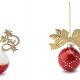 耶誕奇遇玻璃球吊飾(MERRY、蝴蝶結),售價260元