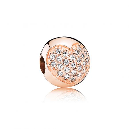 PANDORA Rose 愛心鋯石串飾 NT$3,580
