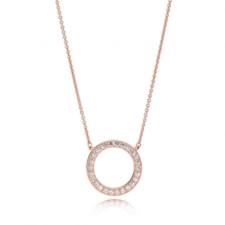 PANDORA Rose永恆鋯石吊墜項鏈NT$6,780