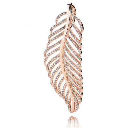 PANDORA Rose閃爍羽毛鋯石吊飾 NT$5,880