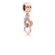 PANDORA Rose雙心鋯石吊飾 NT$2,280