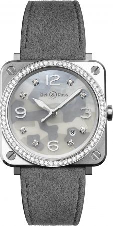 BRS Camo 系列腕錶,迷彩圖案面盤,Bell & Ross。