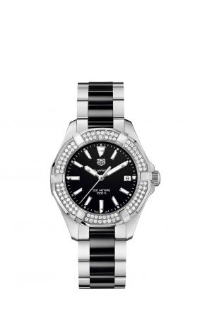 TAG Heuer AQUARACER防水300米鑲鑽女錶