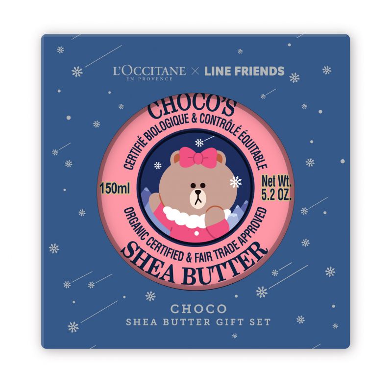 L’OCCITANE×LINE限量版乳油木果油150ml,NT1,880 (限量) 限新光三越櫃點與L’OCCITANE官網販售